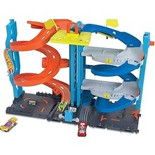 Indispensablely Heyecanlı Yarış Kulesi Oyun Seti 1 Adet Oyuncak Araba Dönüşen Yarış Kulesi Oyun Seti