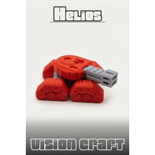 Modelerman Design Helios Tank Araç Figür 3D Baskı Model Koleksiyon Oyun Diorama Kişiselleştirilebilir Hediye