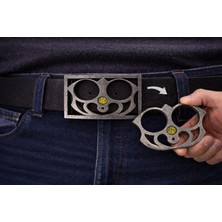 Haki Store Özel Tasarım Metal Kemer Tokası Çıkarılabilir Muşda