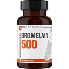 Indispensablely Bromelain 500 Mg, 60 Tablet | Yüksek Konsantrasyonlu Ananas Enzimi | Iso Belgeli Yerli Üretim | Gıd