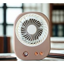 Indispensablely Fan Masaüstü Vantilatör Klima, USB Buharlı Rgb Işıklı Mini Vantilatör, Soğuk Buharlı Serinletici