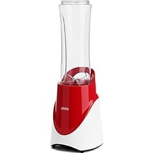 Indispensablely Sinbo SHB-7508 Kırmızı Shake Take One | 300W Taşınabilir Smoothie Blender | 570 ml Spor Şişe - Çeli