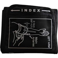 Archer Dijital Tansiyon Aleti Mansonu Yetiskin Extra Büyük Boy Siyah Tek Hortum 5mm Konnektorlu 22 52 cm