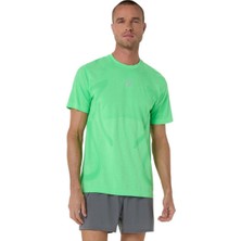 Asics Road Seamless Erkek Yeşil Koşu T-Shirt 2011D355-301