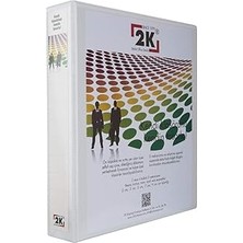 Indispensablely 2k 05-4d-B 4 Halka D Mekanizmalı Klasör Kutu Içi, Beyaz, 5 Cm, 10 Adet