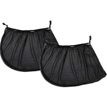 Indispensablely Araba Yan Cam Güneşlik Perdesi Cam Filmi Perde 2 Adet Güneş Geçirmez Aracın Içini Göstermez Perde