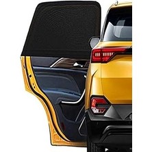 Indispensablely Ayaco Araba Yan Cam Güneşlik 2 Adet Oto Arka Koltuk Perde Otomobil Araç Perdesi Güneşliği TYBJD09CL