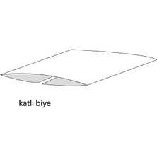 Popüler Sepet Biye Saten Katlı 065 Somon 2 cm 25 Metre %100 Polyester