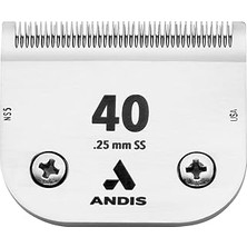 Indispensablely Andis Ceramicedge Karbonla Aşılanmış Çelik Pet Kesme Bıçağı, BOYUT-40SS, 1/100-İNÇ Kesim Uzunluğu (