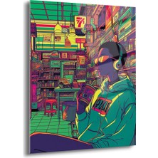 Shiny Art Retro Market Cam Tablo - MOD079