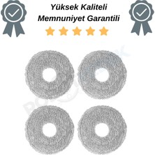 robotyedek Dreame L40S Pro Ultra (RLL74CE) 4 Adet Mikrofiber Mop Bez