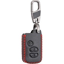 Indispensablely Alisveristime (Toyota Chr, Land Cruiser, Avensis, Auris, Corolla, Rav4 Uyumlu) Deri Anahtar Kılıfı