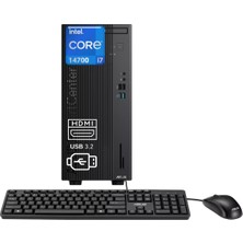 Asus D501MER Intel Core I7 14700 32GB 512GB SSD Freedos Masaüstü Bilgisayar D501MER-DI710000B0D-104