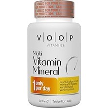 Indispensablely Voop Multivitamin &amp; Mineral 30 Kapsül | 11 Vitamin, 9 Mineral