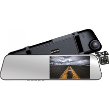 Newfron NF-HS13 Ayna Araç Kayıt Cihazı 2 Kameralı Dvr Kayıt Cihazı
