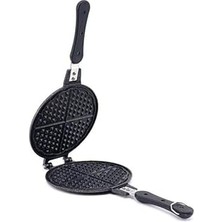 Indispensablely Taşhan Döküm Waffle Tavası Bakalit Sap