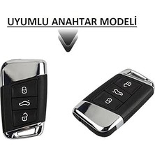 Indispensablely Parça Deponuz (974) Silikon Anahtar Kılıf. Anahtar Kabı Volkswagen ile Uyumlu