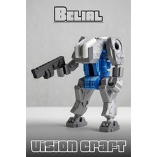 Modelerman Design Belıal Tank Mecha Robot Figür 3D Baskı Model Koleksiyon Oyun Diorama Kişiselleştirilebilir Hediye