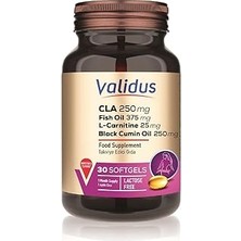 Indispensablely Validus Cla Omega-3 Nigella Green Tea Probiotic 30 Softgel