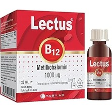 Indispensablely Lectus Metil B12 Dil Altı Sprey 20 ml / 1000 Mcg