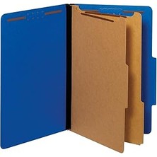 Indispensablely Pendaflex Geri Dönüşümlü Sınıflandırma Dosya Klasörleri, 2 Bölücü, 2 "gömülü Bağlantı Elemanla