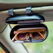 Indispensablely Araba Gözlük Tutacağı Tutucu Araç Içi Torpido Aksesuar Gözlük Kabı Klips Mıknatıslı