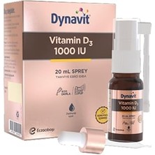 Indispensablely Dynavit D3 1000 Iu (25MCG) 20 ml Sprey - &amp; Kas &amp; Kemik - D3 Vitamini