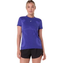 Asics Road Seamless Kadın Mavi Koşu T-Shirt 2012D292-401