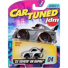 Indispensablely Mgae Cartuned Jdm Seri 2 2022 Toyota gr Supra, Gri, Metal Gövde, Biriktirilebilir Oyuncak Araba