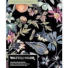 Indispensablely Watercolor Notepad: 20 Sheets / 40 Pages Of Watercolor Paper, 8X10 In, 200 Gsm, (Bleed-Proof Framin