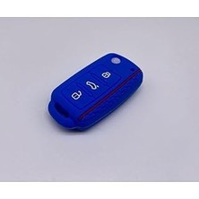 Indispensablely Parça Deponuz (1289) Silikon Anahtar Kılıfı, Anahtar Kabı Volkswagen Tiguan ile Uyumlu