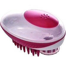 Indispensablely -Pets Rubeaz Şampuan Hazneli̇ Yikama Masaj Firçasi Red