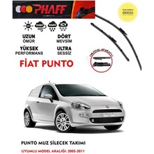 Duolight Fiat Punto Ön Muz Silecek Takımı 2009 Model Araca Özel
