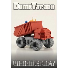 Modelerman Design Dumptruck Figür 3D Baskı Model Koleksiyon Oyun Diorama Kişiselleştirilebilir Hediye