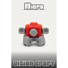 Modelerman Design Micro Mech Iı Robot Figür 3D Baskı Model Koleksiyon Oyun Diorama Kişiselleştirilebilir Hediye