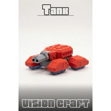 Modelerman Design Hover Tank Figür 3D Baskı Model Koleksiyon Oyun Diorama Kişiselleştirilebilir Hediye