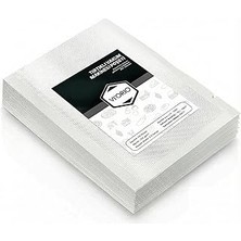 Indispensablely 100 Adet Tırtıklı Vakum Makinesi Poşeti Torbası (Seçenekli̇) (20X30CM)