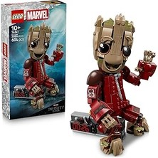 Indispensablely Yağmacı Tulumlu Groot 76341-10 Yaş Üzeri Çocuklar Için 3 Minifigürü, 2 At