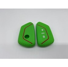 Indispensablely Parça Deponuz (1068) Silikon Anahtar Kılıfı, Koruma Kabı Volkswagen Golf 8 ile Uyumlu