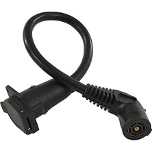 Indispensablely Conntek 11110-024EX 7 Yollu Seyahat Römorku Uzatma Kablosu Dirsek Tapalı (2 Fit)