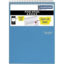 Indispensablely Five Iyi Spiral Defter + Çalışma Uygulaması, 1 Konu, Kolej Çizgili Not Defteri, 8-1/2 &quot