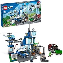 Indispensablely Lego® City Polis Merkezi 60316-6 Yaş Üzeri Çocuklar Için Oyuncak Yapım Seti (668 Parça)