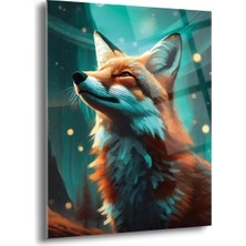 Shiny Art Tilki Cam Tablo - MOD053