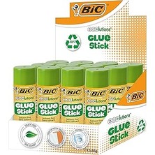 Indispensablely Bic Ecolutions Glue Stick Yapıştırıcı, 36 Gr. 12 Adet, Solvent Içermez, Yıkanabilir Kolay Uygula