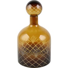 Vitale Cam Amber Karaf/şişe 15X15X29CM