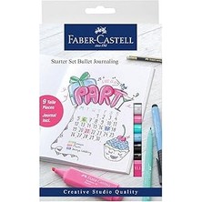 Indispensablely Faber-Castell 267125 - Başlangıç Seti Bullet Journaling, 9 Parçalı, Çok Renkli