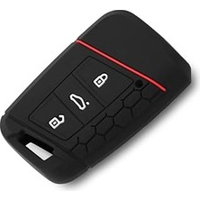 Indispensablely Parça Deponuz (1164) Silikon Anahtar Kılıf. Anahtar Kabı Volkswagen Passat B8 ile Uyumlu