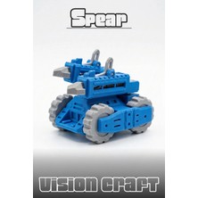 Modelerman Design Spear Launcher Tank Robot Figür 3D Baskı Model Koleksiyon Oyun Diorama Kişiselleştirilebilir Hediye