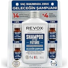 Indispensablely Revox Bitkisel Şampuan Aktif Özlü 4 Adet Özel Destek Serumu Saç Bakım Seti Geleceğin Şampuanı