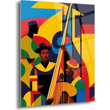 Shiny Art Kübik Caz Cam Tablo - MOD034